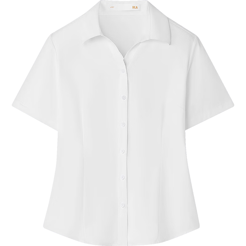 HLA Hailan Home Women's Short Sleeve Shirt Summer Cool Professional Commuting Formal Blouse