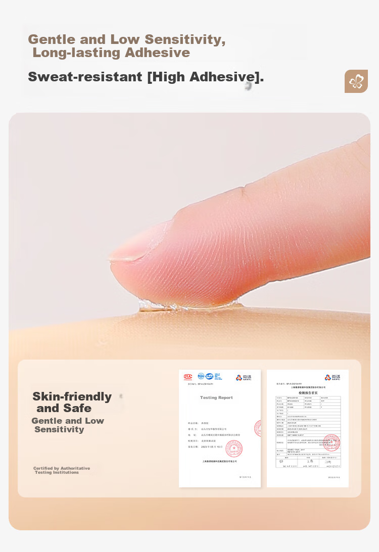 Dushiliren Invisible Nipple Covers for Women, Seamless Anti-Exposure Breast Pads, Wedding Dress Nipple Protectors for Small Breasts, Silicone Sweat-Proof Nipple Covers in Light Skin Color 7