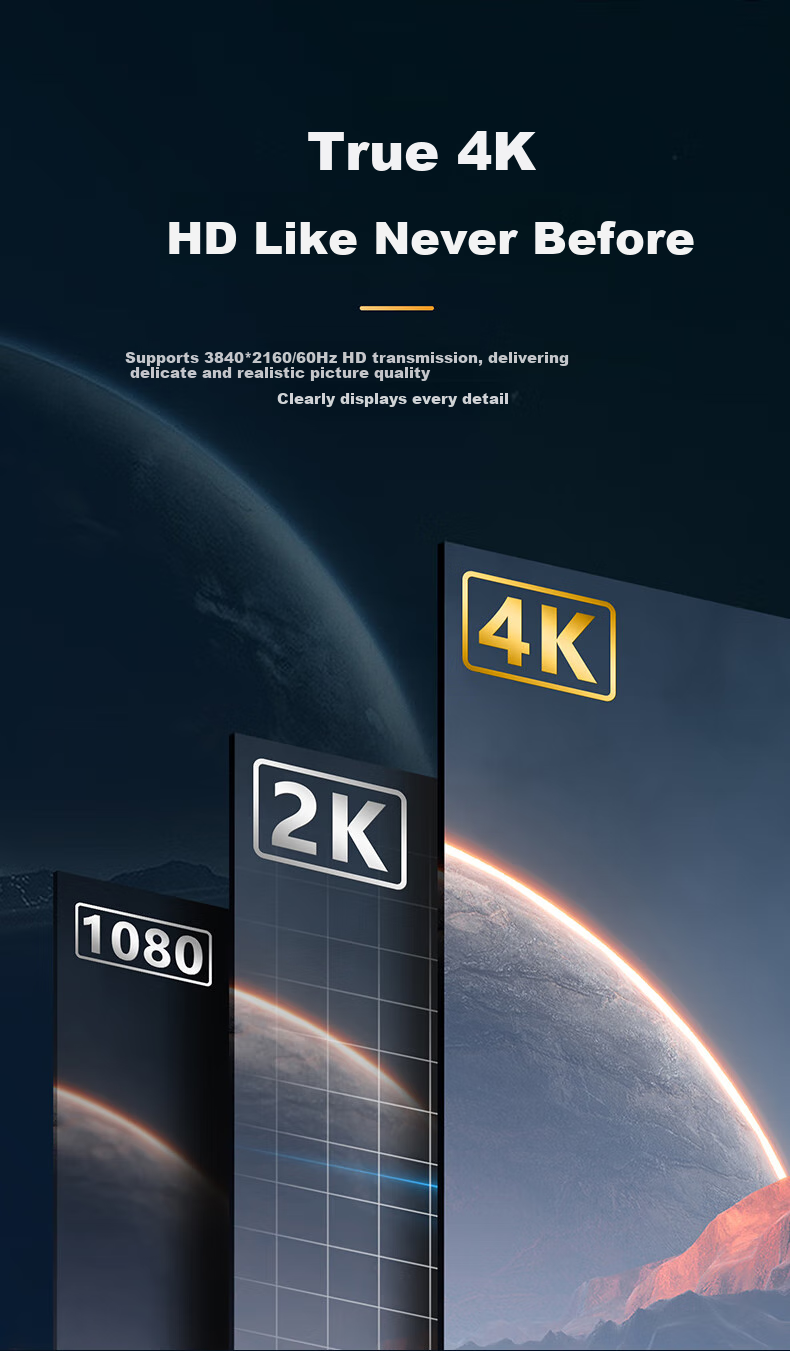 BIAZE HDMI 2.0 to DP Adapter Cable, LT6711 Chip, DisplayPort Male 4K 60Hz Video Connection Cable, Laptop to Monitor Converter, 1.8 Meters 6