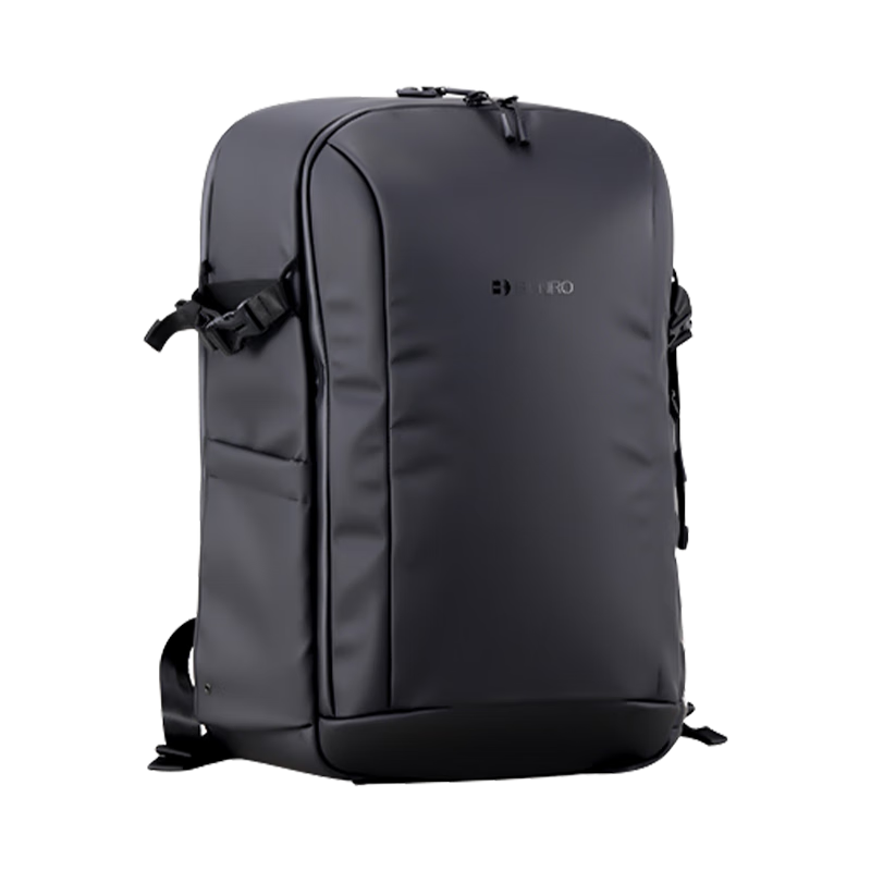 Benro Urban CITY200 Professional Full-Compartment Camera Bag Laptop Backpack with Rubber Coating, Water-Resistant, Wear-Resistant, Large Capacity Photography Bag for Mirrorless And DSLR Cameras And Lenses, Black