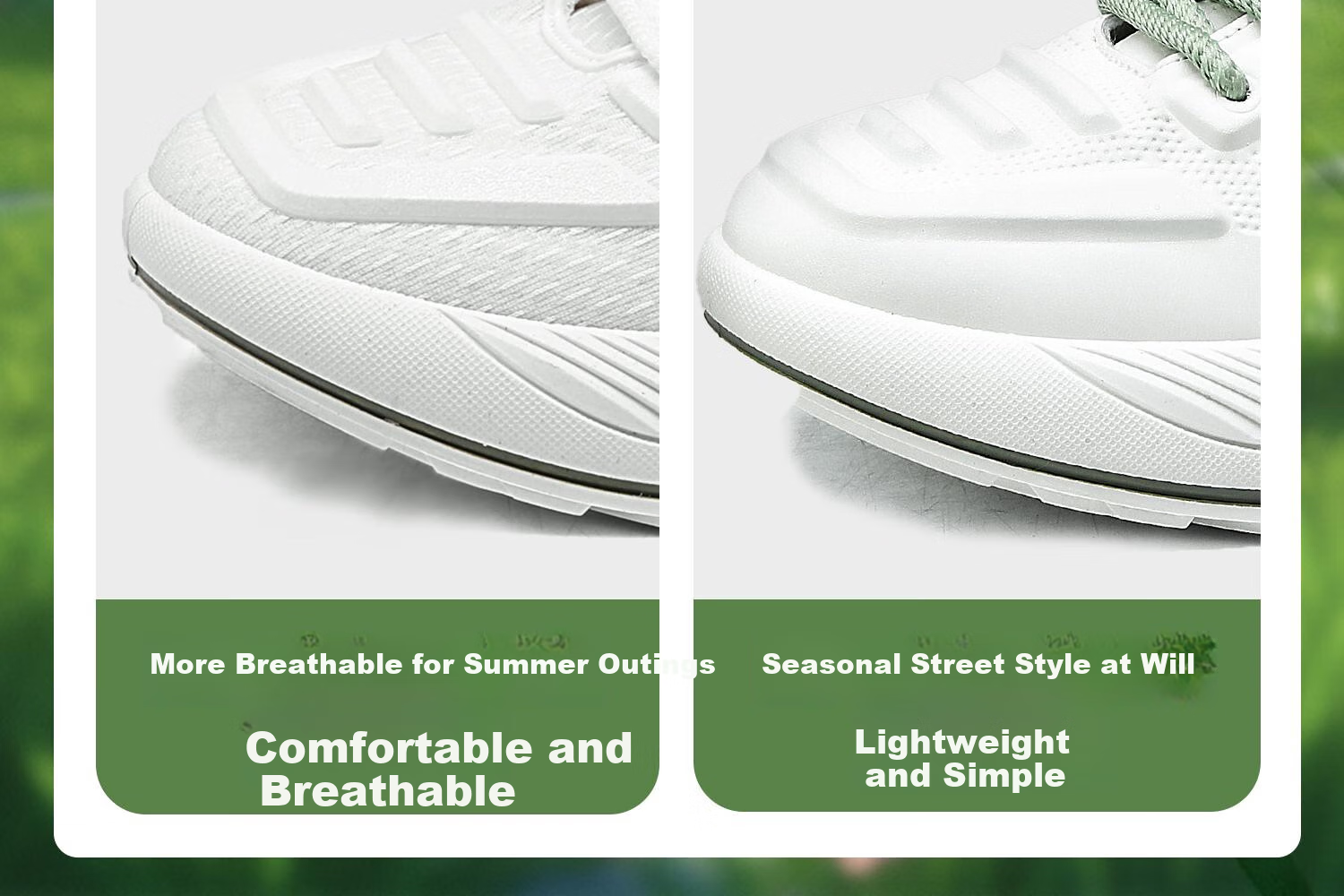 Huili Men's Shoes, 2026 Autumn Season, Breathable Versatile Casual Sports Running Non-Slip Heightening Dad Sneakers, White And Green, Size 40 4