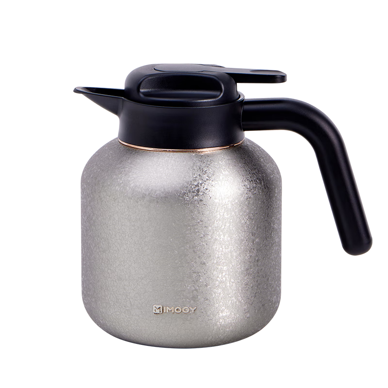 IMOGY German Pure Titanium Insulated Teapot, Tea Infuser Pot for Aged White Tea Steeping, Thermal Carafe for Home Use, Hot Water Kettle for Brewing Tea