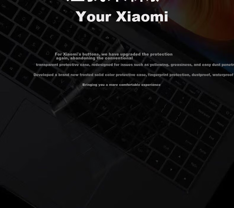 Aigo Compatible Mechanical Revolution Jiaolong16/Xiaomi Redmi G 2021 Ryzen Edition TPU Keyboard Cover 10