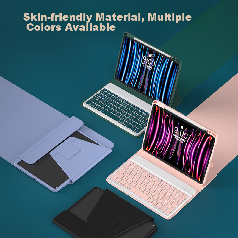 Чехол-книжка B.O.W Hangshi HC036K для iPad Air 4/Air 5, 10.9 дюйма, фиолетовый