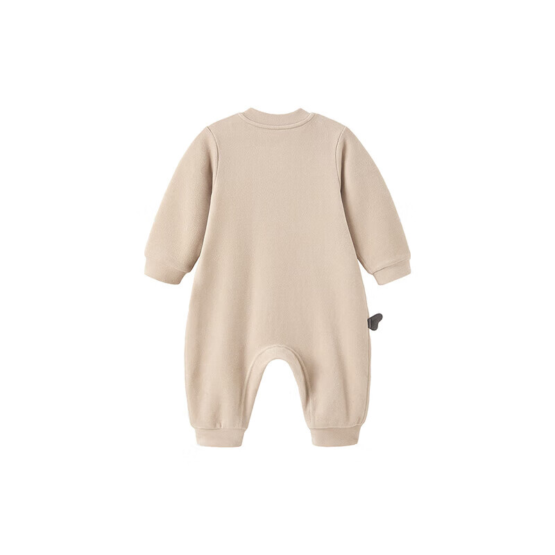 YEEHOO Baby Clothes Autumn Winter Double-sided Fleece Warm Boys Girls Jumpsuit Crawling Suit Baby Clothes