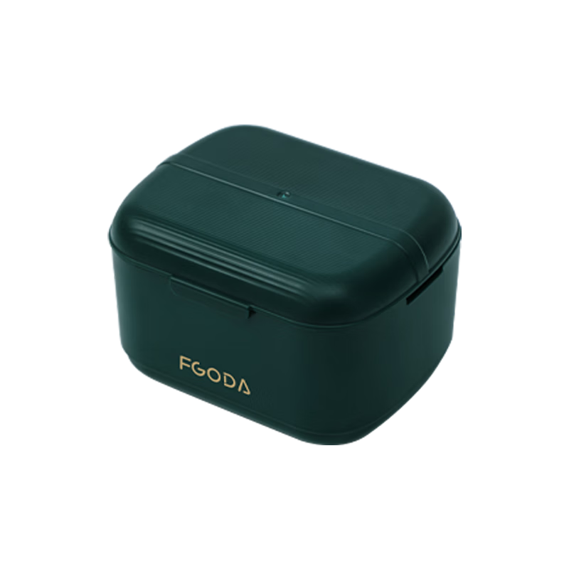 Imakara Japanese Invisible Aligner Case, Portable Orthodontic Retainer And Denture Storage Box, Soaking And Cleaning Container