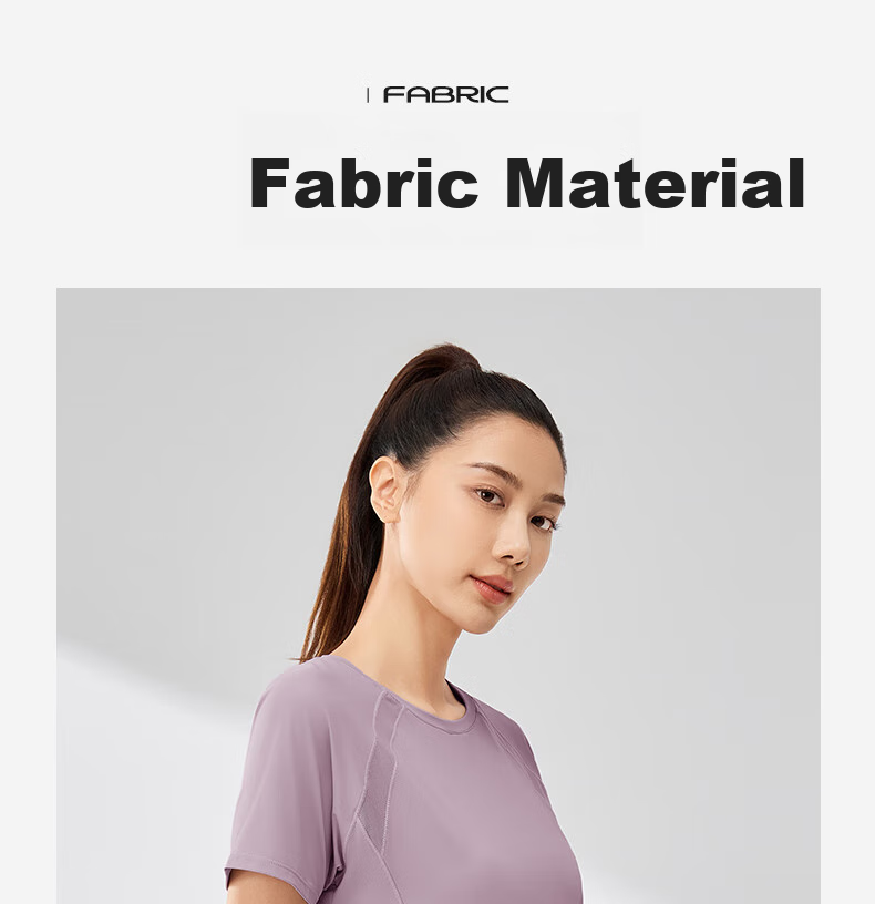 361° Women's Short-Sleeve Summer Clothing, New Cool-Feeling T-Shirt, Sun Protection Shirt, Ice Silk Sports Running Top, 662524116-7 12