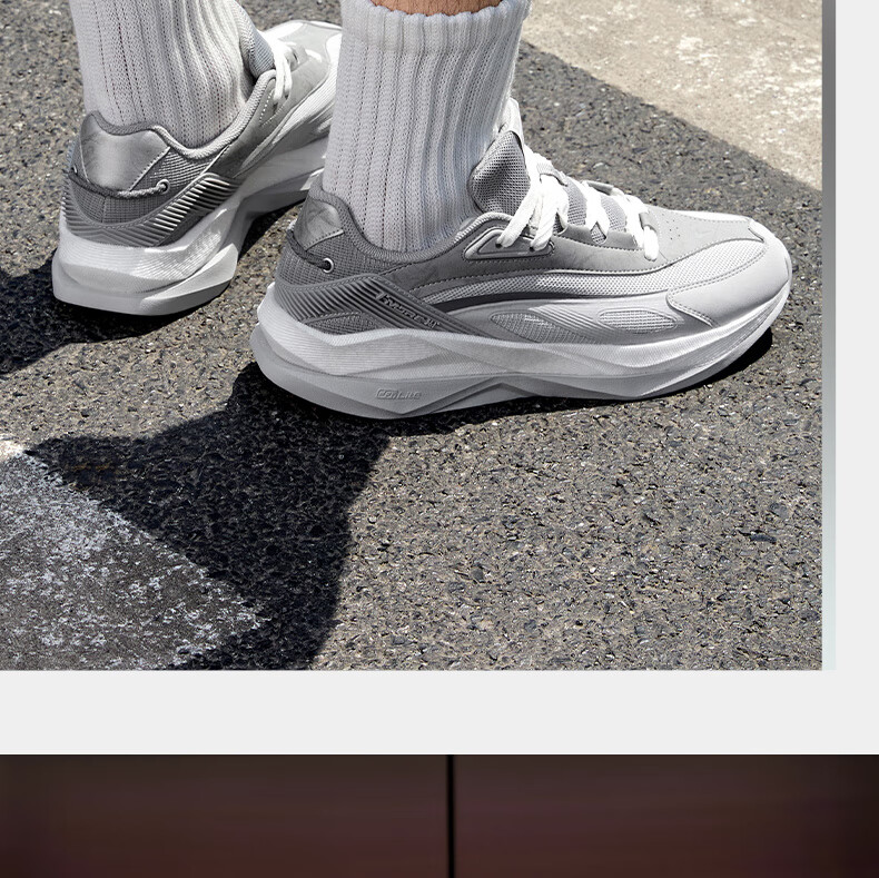 361° Spaceship Men's Sports Shoes Autumn Thick Sole Retro Casual Running Outdoor Cushioning Shoes 672536701-2 19