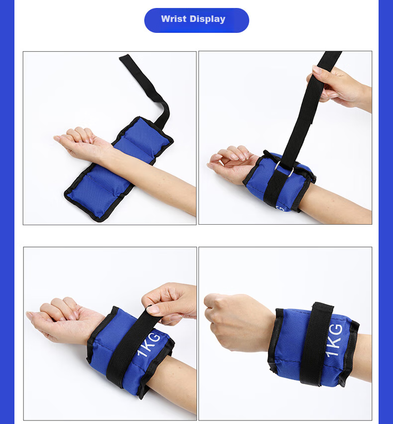 Huashimeng Weighted Leg Sandbags for Running, Dance, Strength Training, Specialized Equipment for Ankle, Invisible Wrist And Leg Exercises 12