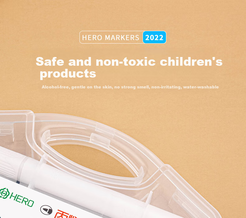 HERO Acrylic Markers, 2011 Water-Based Student Art Drawing Hand-Drawn Watercolor Pens, 36 Colors of Watercolor Pens for Art Educatio 9