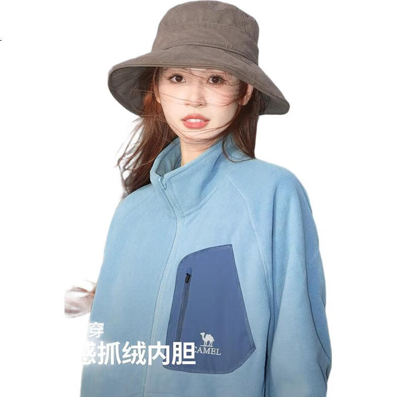 CAMEL [Wang Junkai's Style - Wangzhe Kaijia Evo] Outdoor Jacket Three-In Heavy Rain Protection Mountaineering Suit 0780
