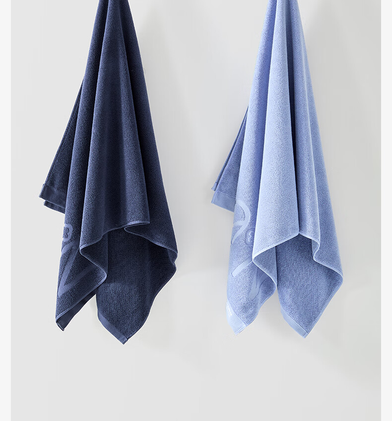 Grace Bath Towel, 100% Pure Cotton Xinjiang Cotton Large Bath Towel, Extra Large And Thick, Lint-Free Shower Towel, Light Blue Sports Desig 3