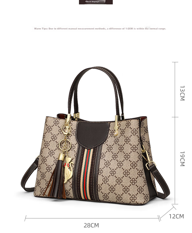 Aiqinghai Handbag, Women's Bag, Large Capacity Tote Bag, Crossbody Shoulder Bag, Light Luxury Brand, Birthday And Mother's Day Gift, Practical Present for Mom 6