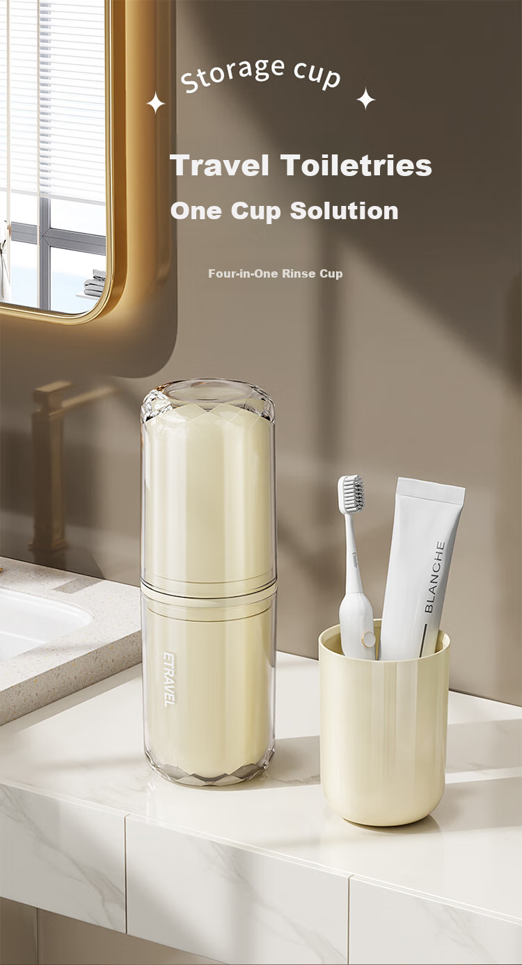 Daisy Leaf Mouthwash Cup, Stylish Couple Toothbrush Cup, Tooth Brush Cup, Rinsing Cup for Adults And Children, Blue And White, Set of 2 1