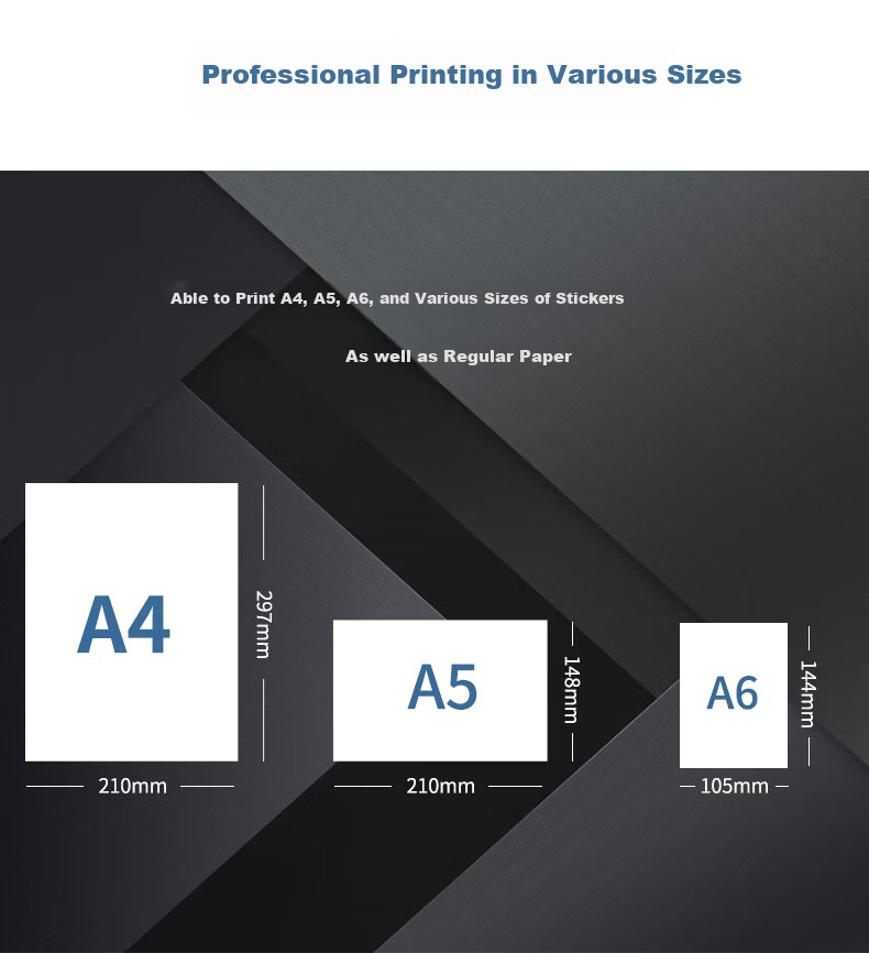 CUMTENN CTP-2206 A4 Self-Adhesive Printer Sticker Label, Black And White Laser Printer for Home Work And Office Use 7