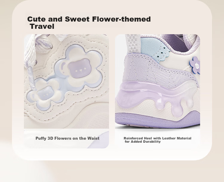 BALABALA Children's Shoes, Kids' Sneakers, Breathable Non-Slip Footwear, Girls' Autumn Casual Shoes, Cute And Adorable, 208325141001 3