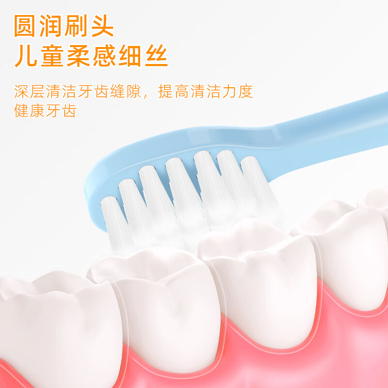 FAWNMUM Children's Toothbrush Set of 6, 10,000 Soft Bristles, Protects Teeth And Gums, Oral Cleaning, Ages 3-6
