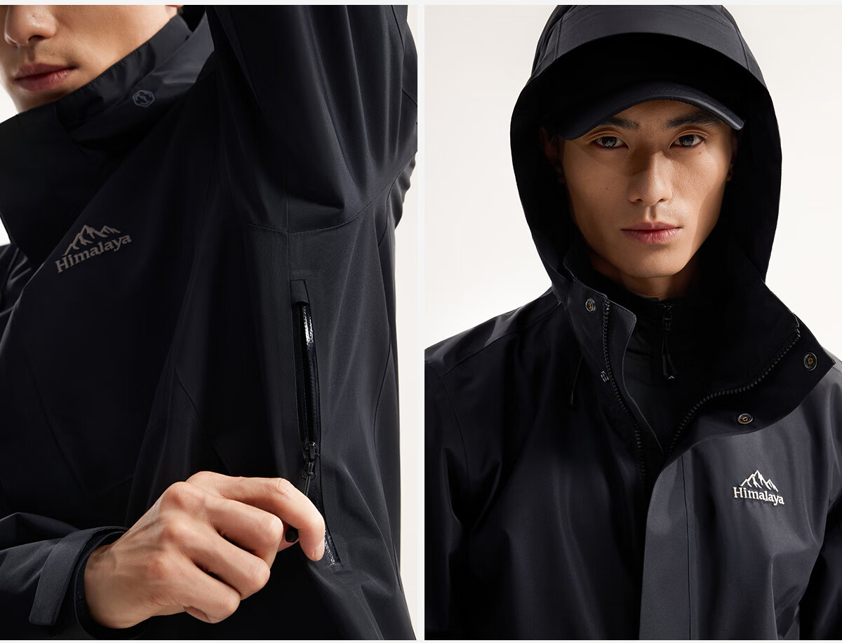 Himalaya Cangshan eVent H3500 Waterproof Outdoor Professional Mountaineering Jacket Fluorine-Free Zero Carbon Hiking Coat 6