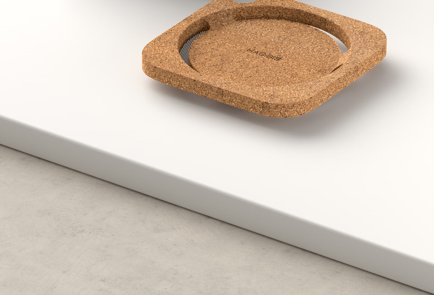 Haibeisi Dustproof Base Stand with Coffee Cork Cooling Rack for Mac mini M4/M4 Pro Mini Stack Accessories 3