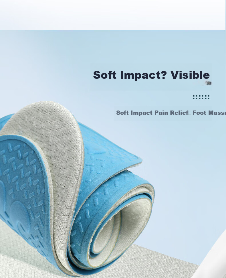 FOOTOPPO Antibacterial Latex Insoles for Men, Ultra-Thin Soft Elastic Thin Insoles for Summer, Military Training, Sports, Shock-Absorbing, Sweat-Absorbing, Breathable Thin Insoles 9