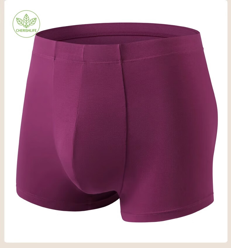 CHERISH LIFE Men's Boxer Briefs, Spring And Summer Thin Style, Four-Corner Shorts, 4-Pack Boxed Set, SSN179 L(170) 8
