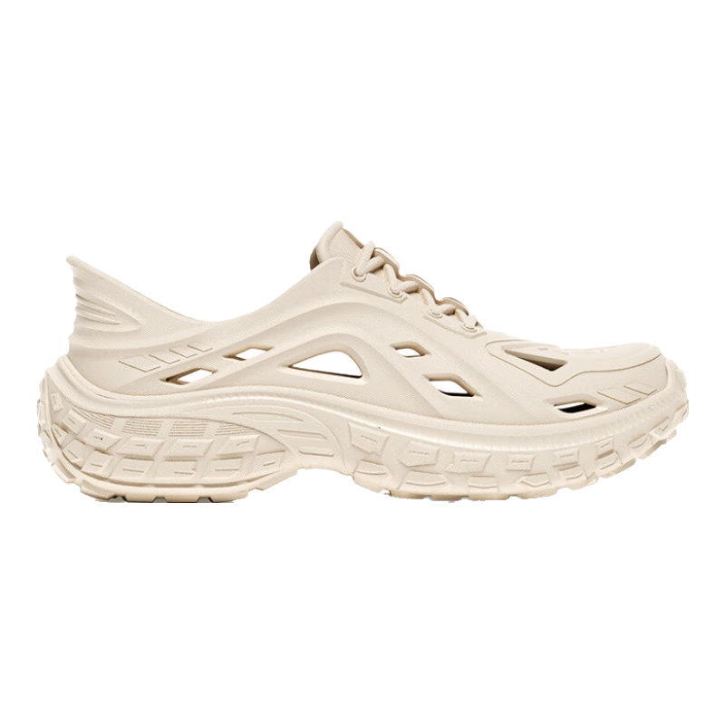 LURAD Water-Resistant Perforated Shoes for Men, Summer Stream Trekking Shoes, Soft-Soled Beach Outdoor Sports Sandals, Khaki, Size 44.5 (275mm)