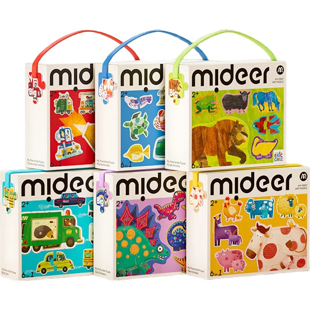 Большая настольная игра-головоломка MiDeer "Лесные животные", 1000 деталей, для детей от 2 лет, подарок на Новый год