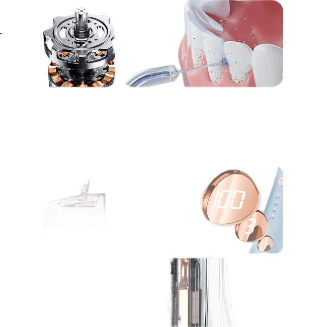 Ирригатор Prooral 5025Plus, портативный, с цифровым дисплеем, синий, 270 мл