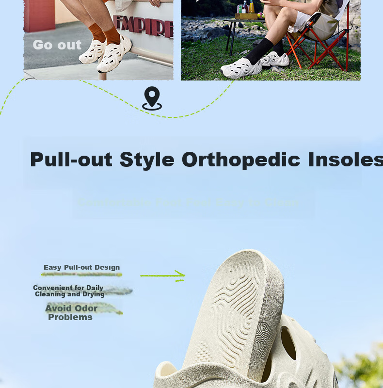 PEAK Taiji Qu Lang Su Xi Shoes for Men, Summer Outdoor Sports Sandals, New Soft-Soled Non-Slip Hole Shoes, DL520791 5