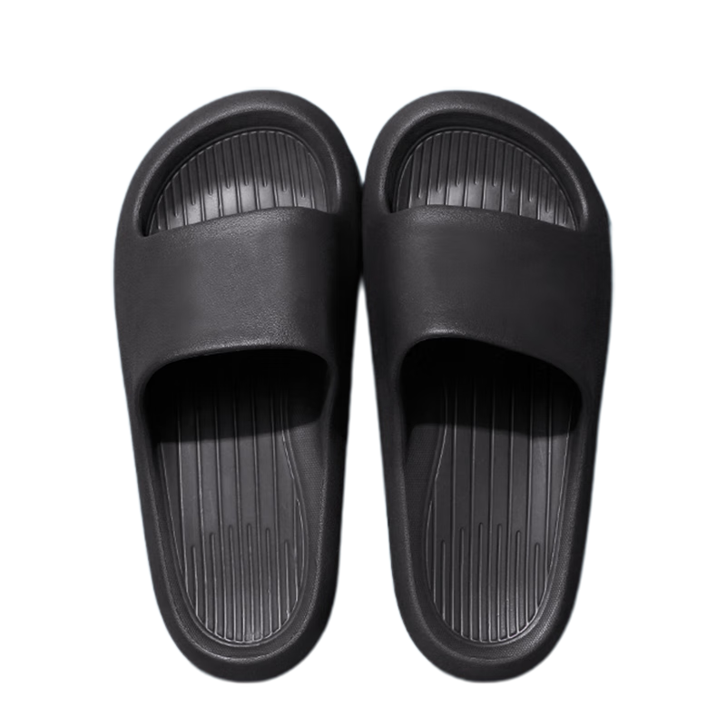 XGGC Men's Slippers Soft Sole Home Indoor Non-Slip Couple Bathroom Shower Slippers Women's Summer Yellow Ginger Size 42-43