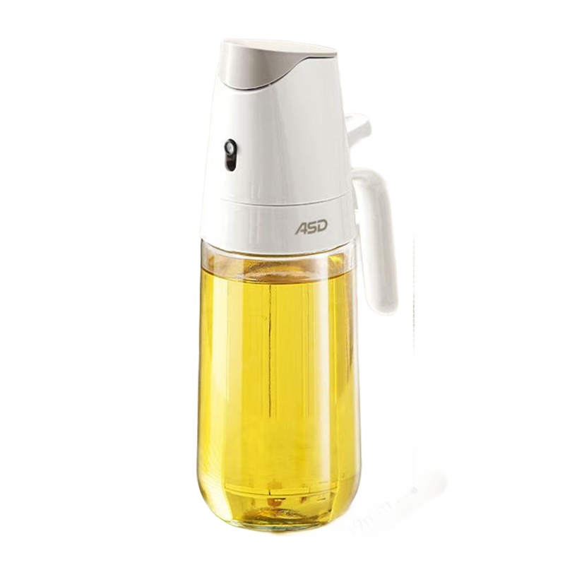 ASD Oil Dispenser Spray Bottle Dual-Use Atomizing Edible Oil Glass Bottle Kitchen Household Oil Control Non-Stick