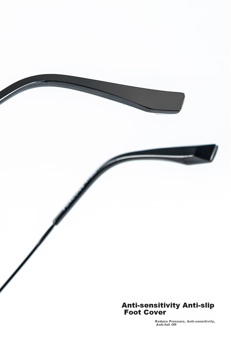 Fushikang Business Anti-Blue Light Metal Full-Frame Imported Ultra-Light High-Definition Reading Glasses F1009, Black +100 Degrees 12