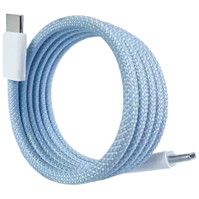 Smorss Magnetic Type-C Charging Cable Dual-Head Type-C Braided 100W Power 5A Current PD Fast Charge Compatible with Apple 15/16/iPad/Laptop/Xiaomi 1m