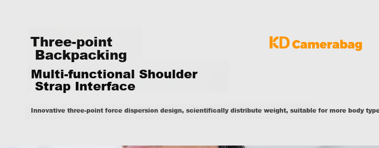 CWATCUN Shoulder Camera Bag, Functional Bag for DSLR And Lenses, Photography Bag, Three-Point Backpack, Stylish Design, Waterproof And Scratch-Resistant Fabric, for Me 8