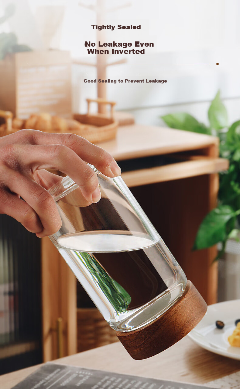 CRISTALGLASS Food-Grade Sealed Glass Jar for Coffee, Tea, Honey, Candy, Snacks, Kitchen Dry Goods Storage Container for Grains And Cereals 1300ml 6
