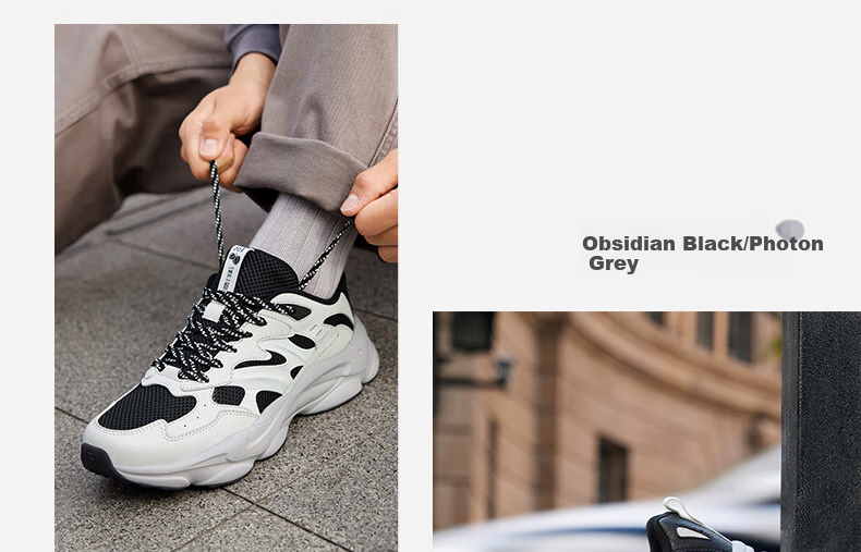 361° Men's Sneakers, Caves Spring And Summer Retro Comfortable Casual Dad Shoes 672536777-1 25