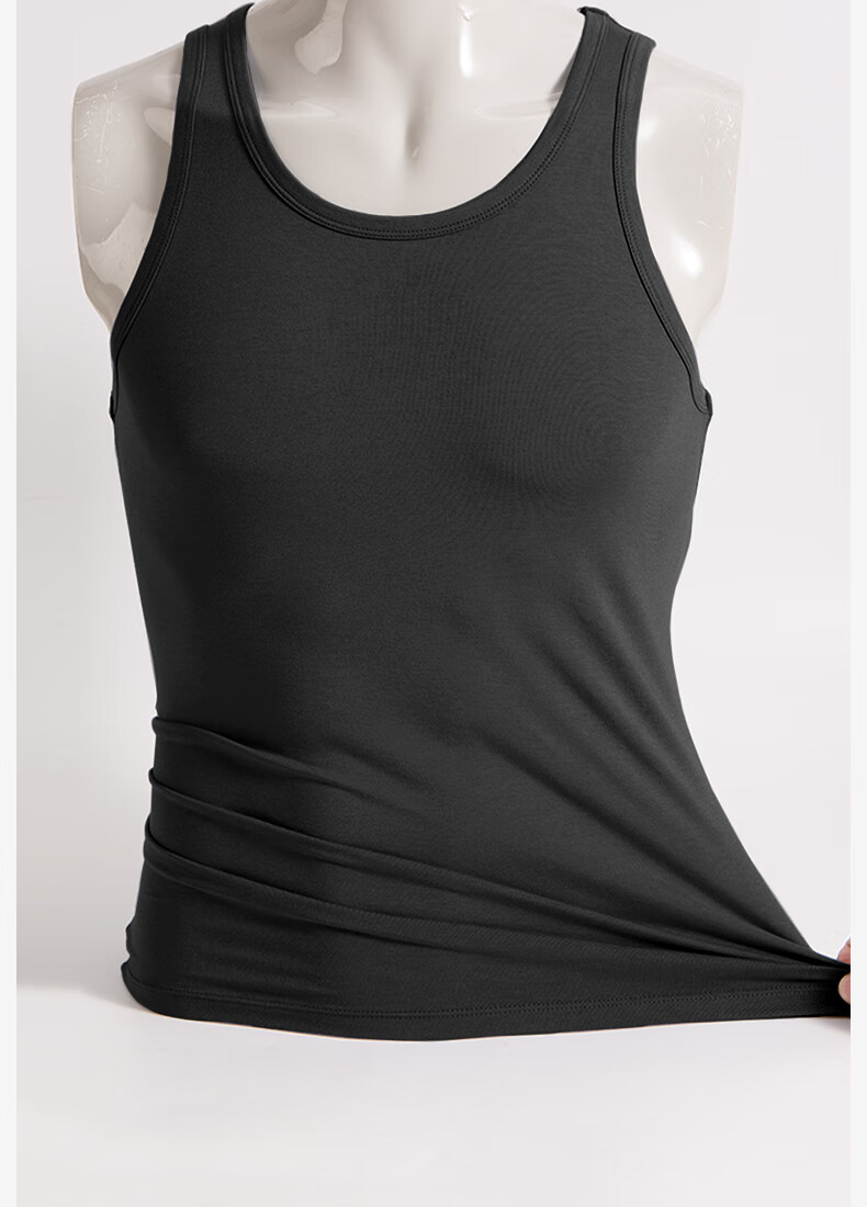 Pierre Cardin Men's Modal Cotton Vest 2026 New Summer Sweat-Absorbing Sports Fitness Sleeveless T-Shirt 12