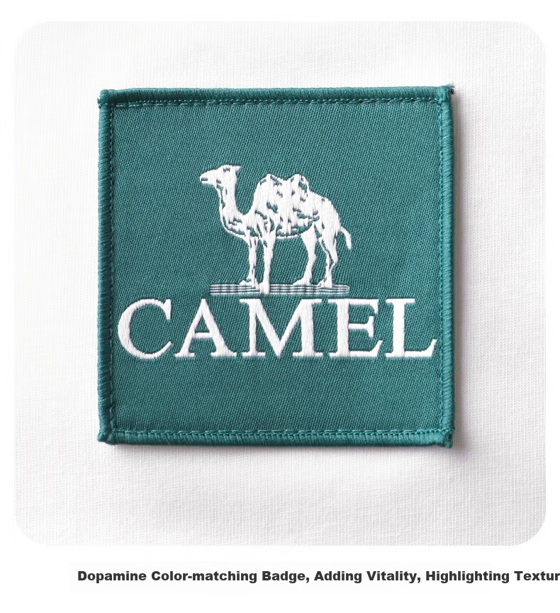 CAMEL Outdoor Quick-Dry T-Shirt for Men And Women, Spring And Summer Fast-Drying Elastic Round Neck Loose Mountain-Style Camping A13BAVV058C 38