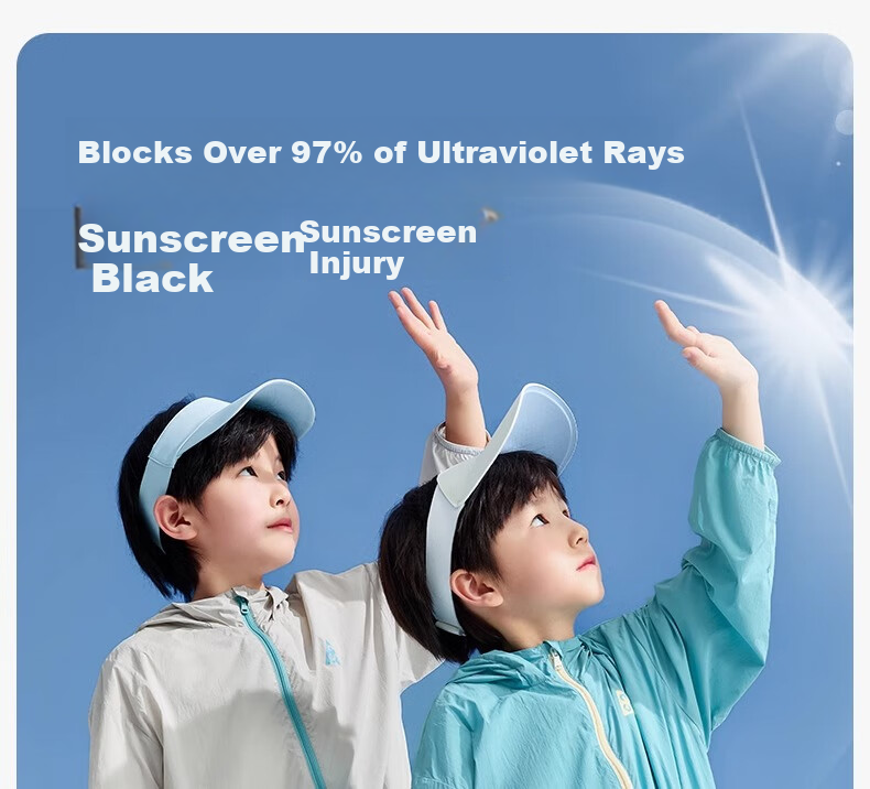 Zuoxi Boys' Sun Protection Clothing, Outdoor Children's Summer Sun Protection Thin Jacket, 2026 New Style Skin Coat, Blue, Size 110 3
