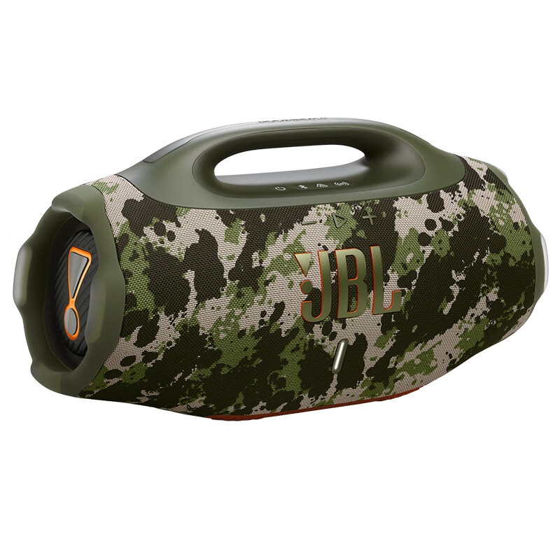JBL BOOMBOX4 Music Warrior Fourth Generation, Portable Bluetooth Speaker, Outdoor Speaker, Dustproof And Waterproof, HiFi Sound Quality, Party Speaker, Gift Recommendation, Camouflage Color