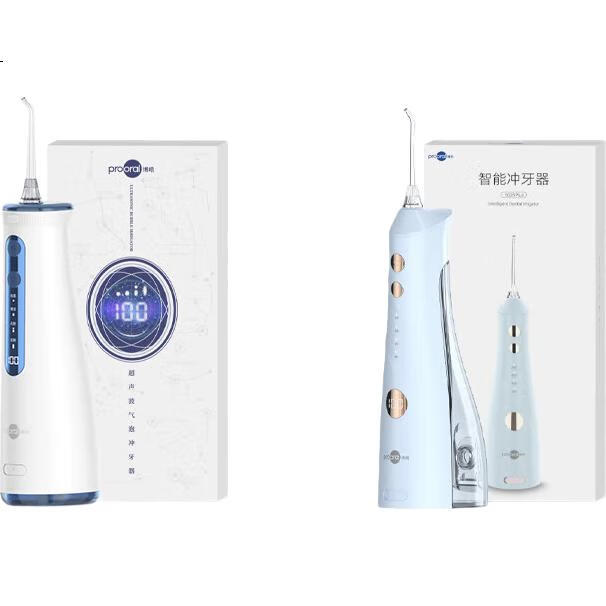Ирригатор Prooral 5025Plus, портативный, с цифровым дисплеем, синий, 270 мл