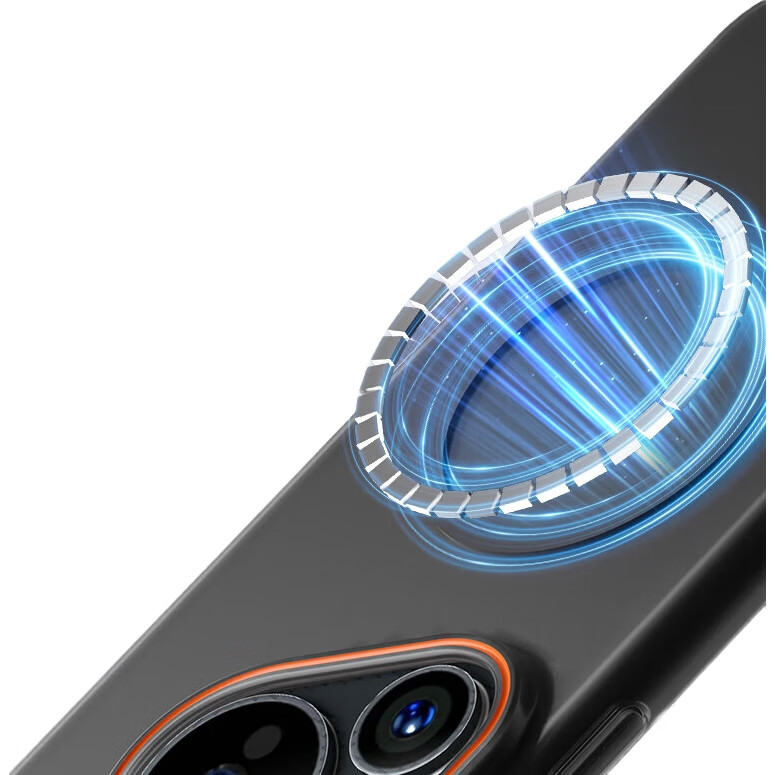 Противоударный чехол Baozou для Huawei Pura 70, силиконовый, с защитой от отпечатков пальцев, противоскользящий, черный
