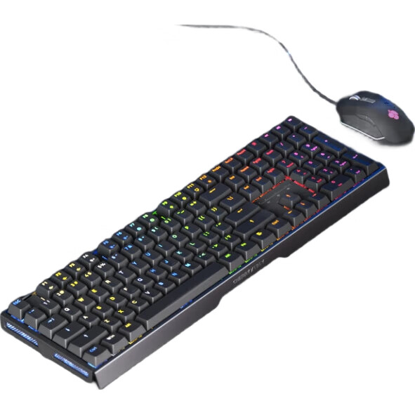 CHERRY MX3.1 Проводная механическая клавиатура, 108 клавиш, RGB подсветка, алюминиевый корпус, переключатели Cherry MX Red, черный