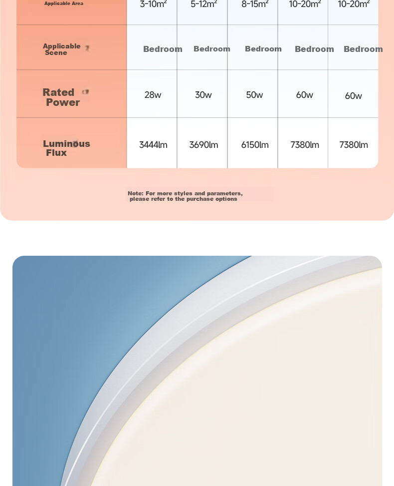 GUJIA LED Ceiling Light Simple Balcony Hallway Living Room Bedroom Eye Protection Puri Lighting Fixture Three Colors [Installation Included] 16