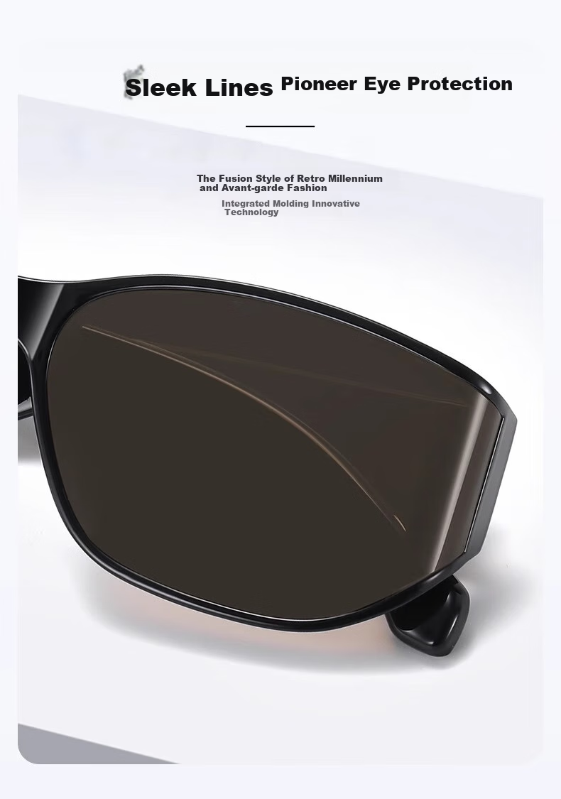 Fenchi Men's Sunglasses, 2025 New Model, Curved Screen, UV Protection, Specially Designed for Driving, High-End Feel, Wang Hedi's Same Style Sunglasses 6