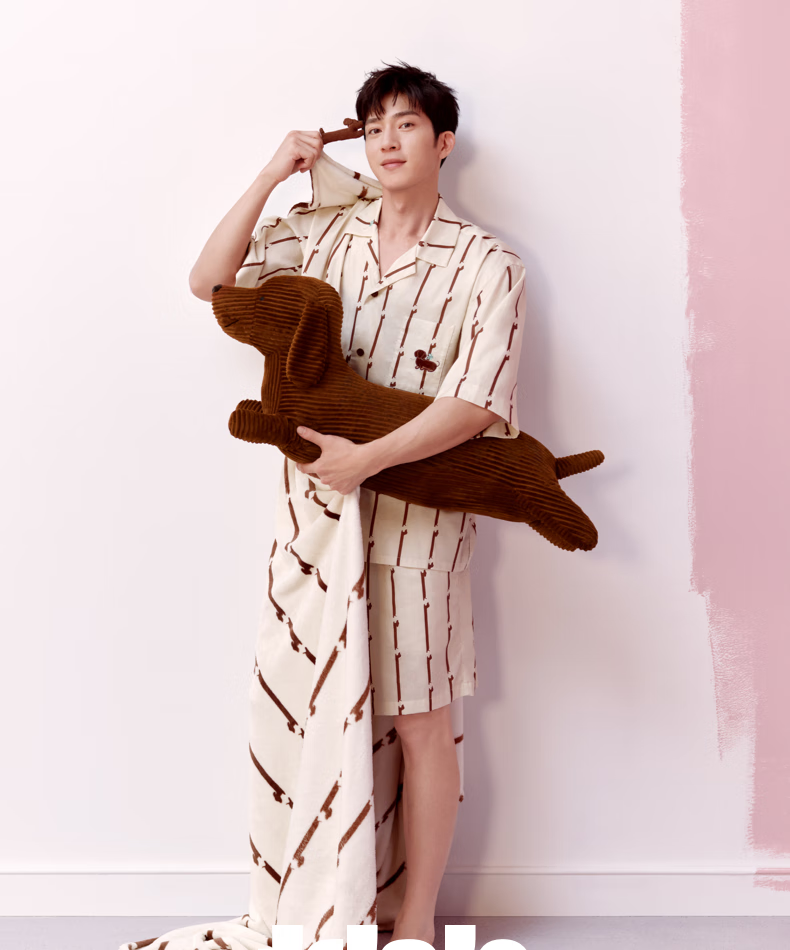 Tbh [Jing Baren Style] Sausage Dog Two-In Flannel Warm Blanket Throw Pillow, Fleece Blanket Cushion Gift 1