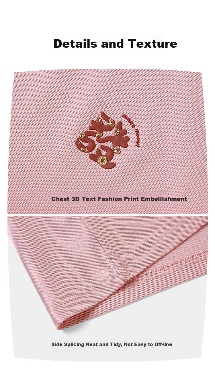HLA Short-Sleeve Polo Shirt for Men, New Arrival [Fortune Print], Cool-Feeling Short-Sleeve Shirt for Men in Summer 5