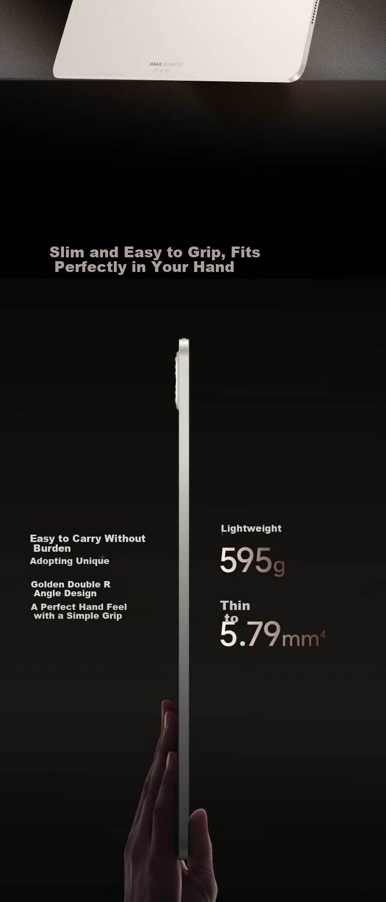 HONOR MagicPad 3 Tablet, 13.3-Inch Screen, 165Hz Ultra-High Refresh Rate Eye-Protection Display, 12450mAh Qinghai Lake Battery, 12GB+256GB, Moonlight White 7