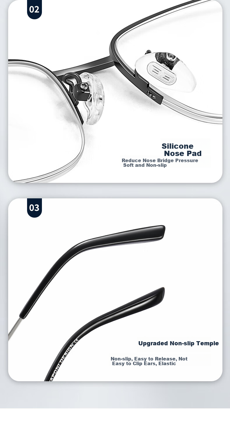 CAPONI Reading Glasses for Men, Automatic Zoom Genuine Bifocal Smart Glasses for Elderly to See Far And Near, Making Them Look Younger 9