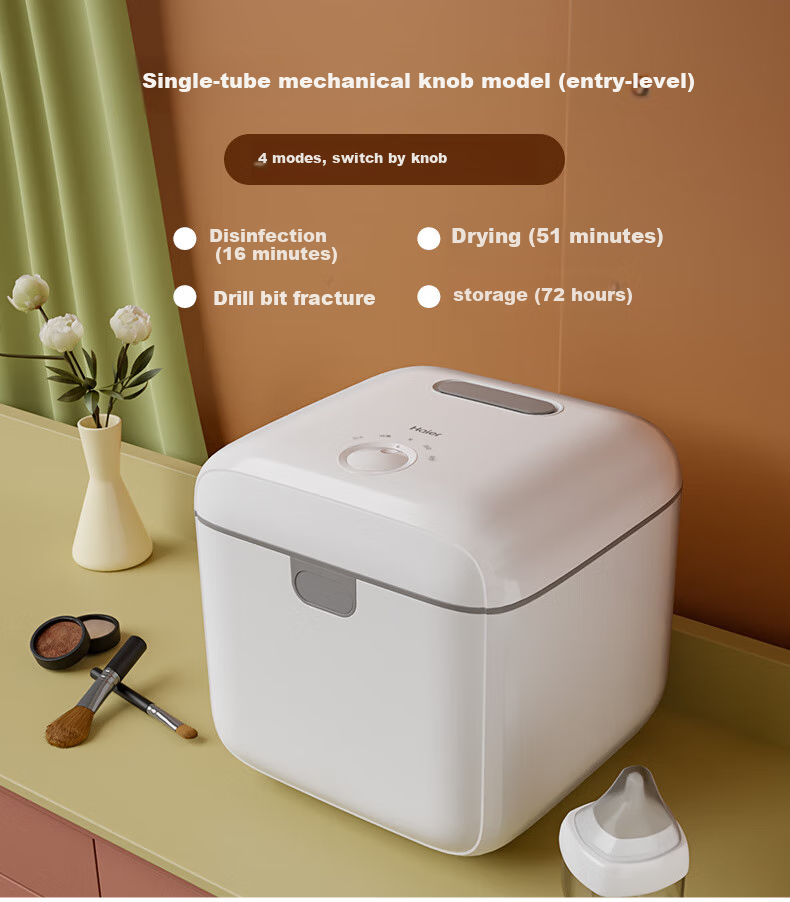 Haier Clothes Dryer UV Sterilizer for Baby Bottles, Bowls, Chopsticks, Toys, Underwear Disinfection Device 10L Single Lamp Rotary Knob Model U201 14